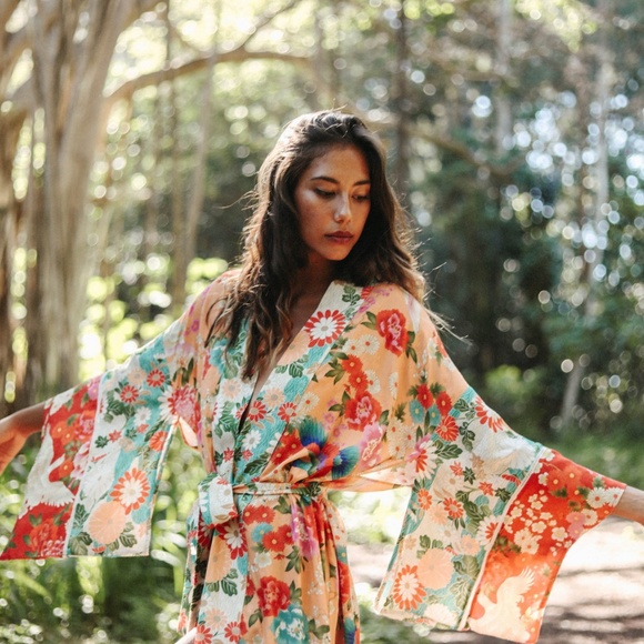 ❤️🌹SOLD🌹❤️ Long Delilah Patchwork Kimono✨Spell ✨ - Picture 3 of 8